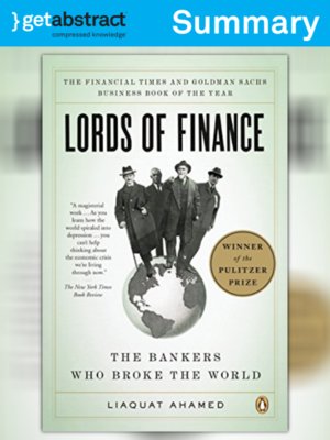 cover image of Lords of Finance (Summary)
